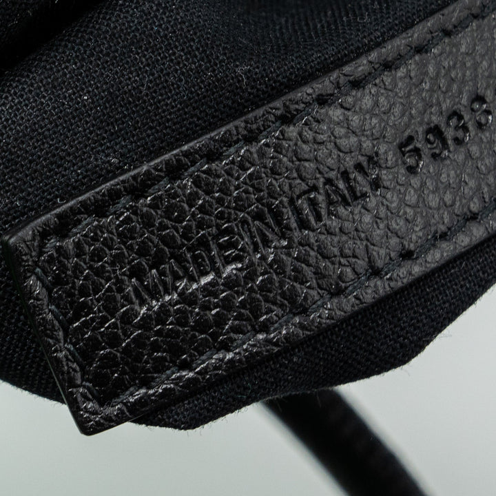Top Quality Balenciaga Shopping iPhone holder croc-embossed leather Green/Black SHW