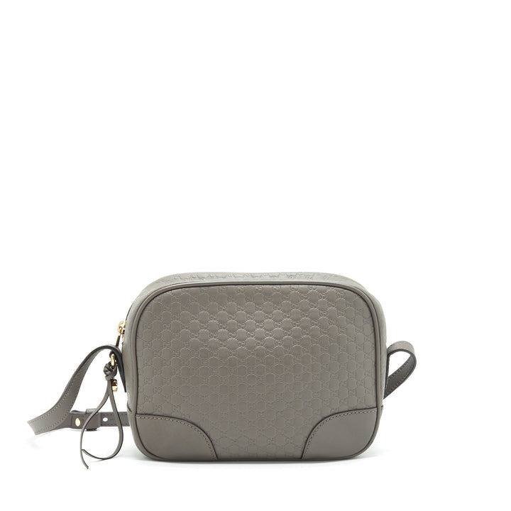 Gucci Guccissima Crossbody Bag Grey