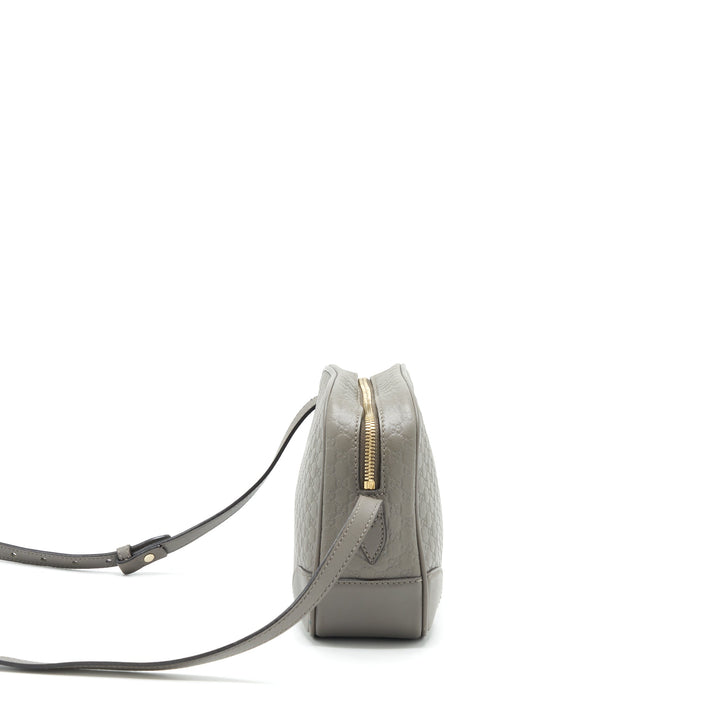 Gucci Guccissima Crossbody Bag Grey