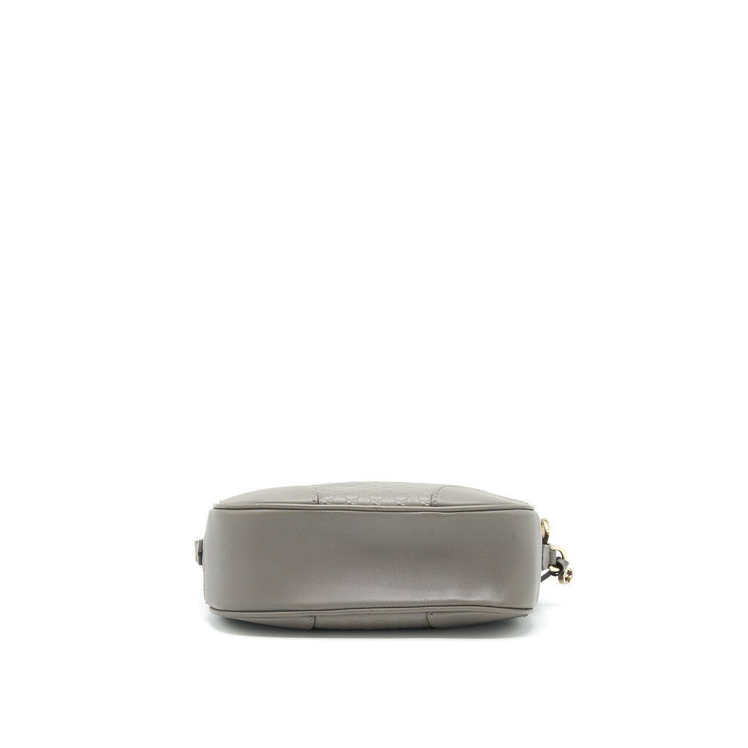 Gucci Guccissima Crossbody Bag Grey