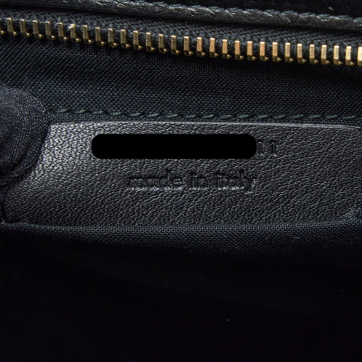 Saint Laurent Cabas Chyc Tote Bag Animal Print Horsehair/Calfskin Black GHW
