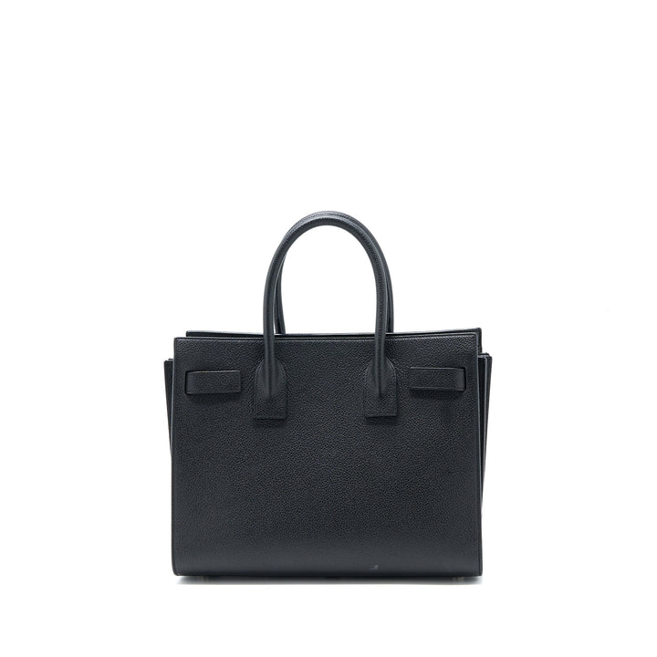 Saint Laurent Baby Sac De Jour Grained Calfskin Black SHW