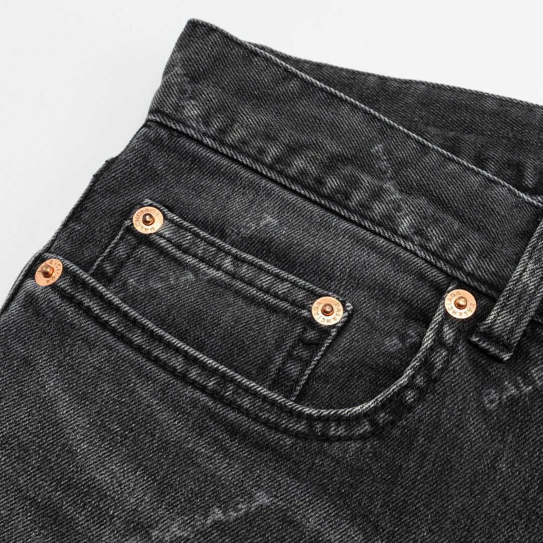 Top Quality Balenciaga Size 26 Denim Jeans Cotton Black