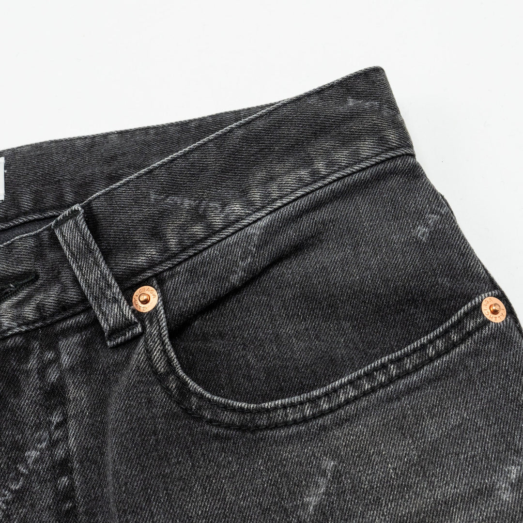 Top Quality Balenciaga Size 26 Denim Jeans Cotton Black