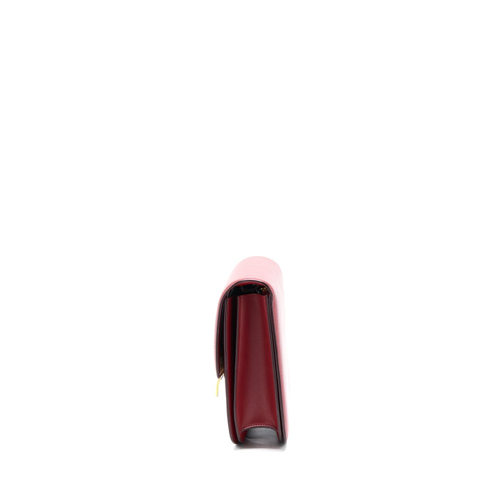 Celine Medium Classic Box Calfskin Red