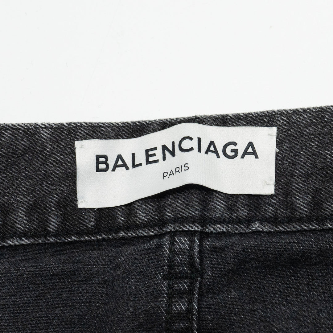Top Quality Balenciaga Size 26 Denim Jeans Cotton Black