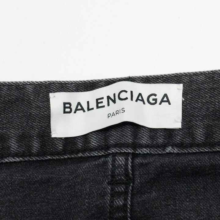 Top Quality Balenciaga Size 26 Denim Jeans Cotton Black