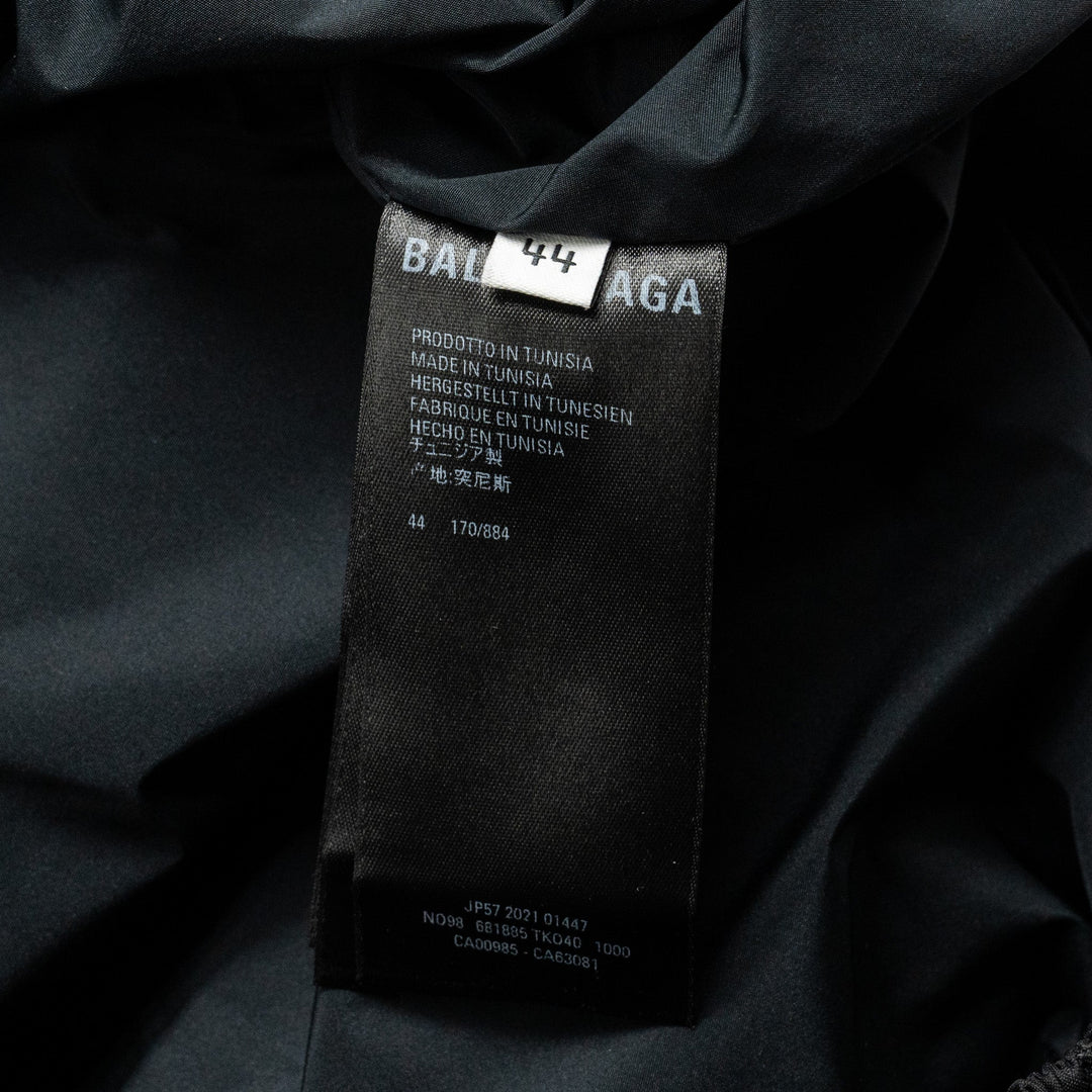 Top Quality Balenciaga size 44 oversized puffer jacket black