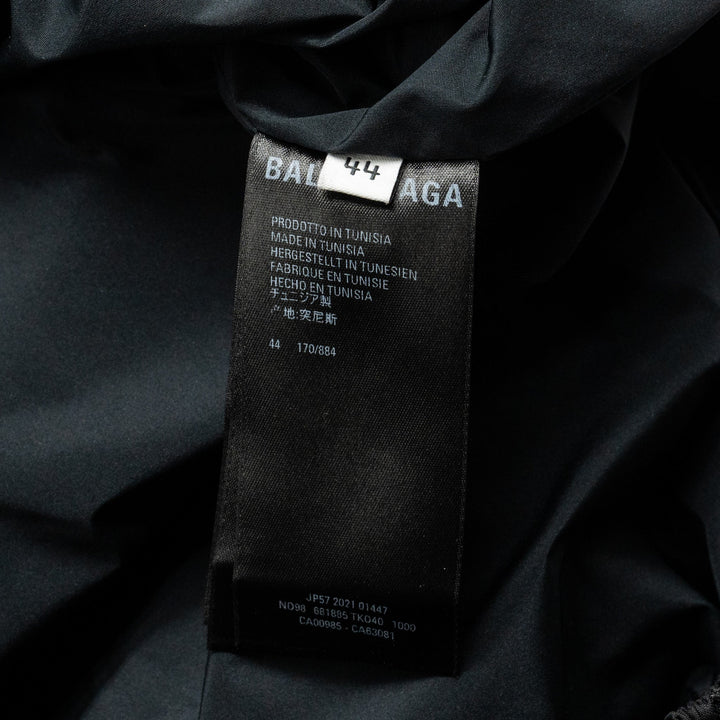 Top Quality Balenciaga size 44 oversized puffer jacket black