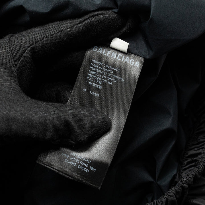 Top Quality Balenciaga size 44 oversized puffer jacket black