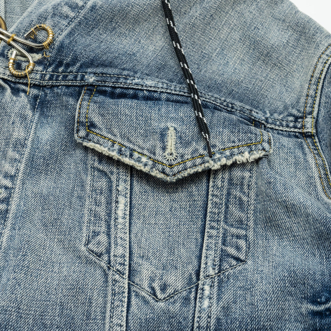 Top Quality Balenciaga size 38 denim jacket blue