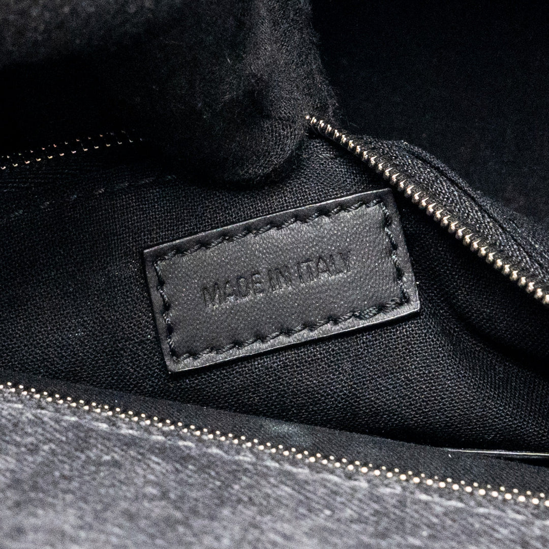Top Quality Balenciaga medium hourglass bag limited edition denim black/multicolour SHW