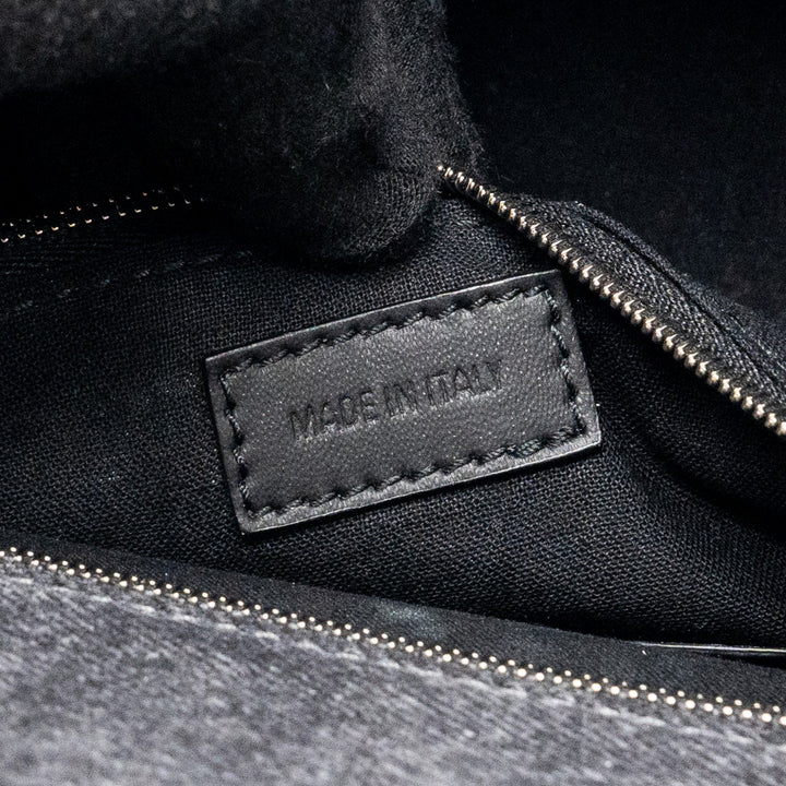 Top Quality Balenciaga medium hourglass bag limited edition denim black/multicolour SHW
