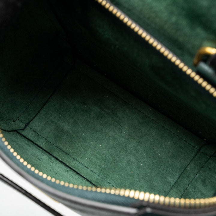 Celine Pico Belt Bag Grained Calfskin Dark Green