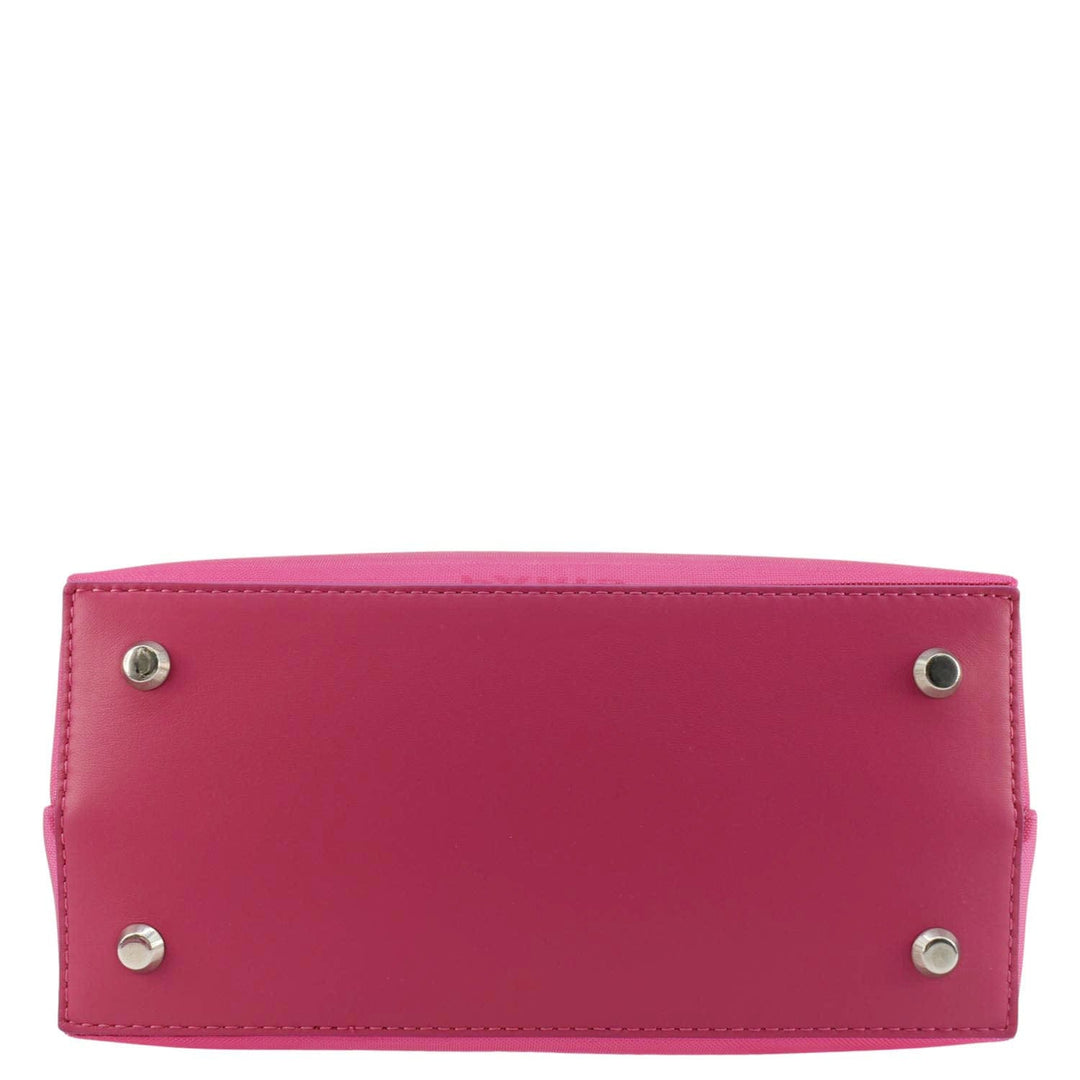 Top Quality Balenciaga Duty Free Mesh Tote Bag Fuchsia
