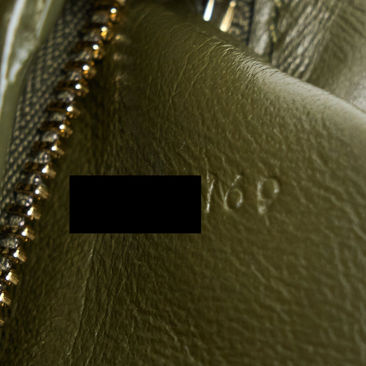 Celine Small Classic Bag Box Calfskin Army Green