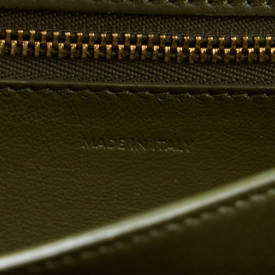 Celine Small Classic Bag Box Calfskin Army Green