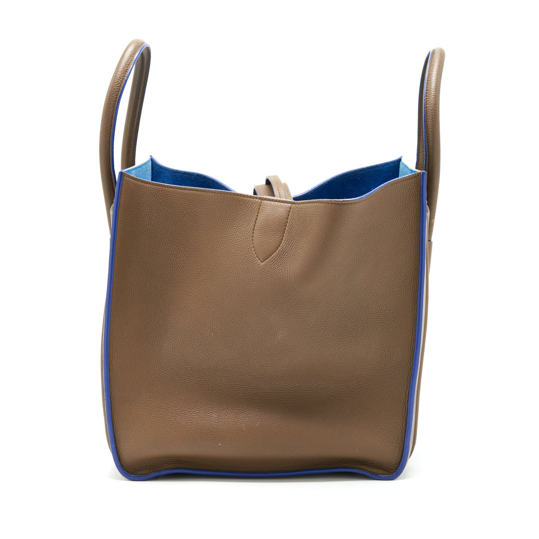 Top Quality Celine Phantom Tote Bag Dark Brown/Blue