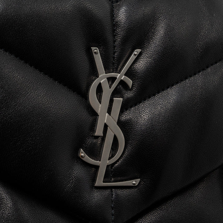 Saint Laurent Small Puffer Lambskin Black SHW