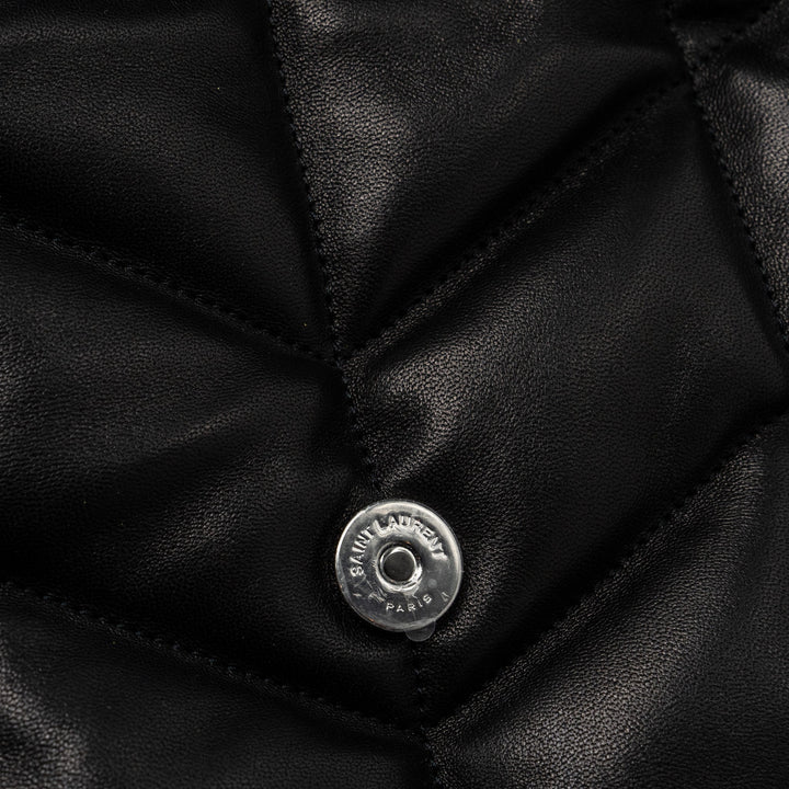 Saint Laurent Small Puffer Lambskin Black SHW