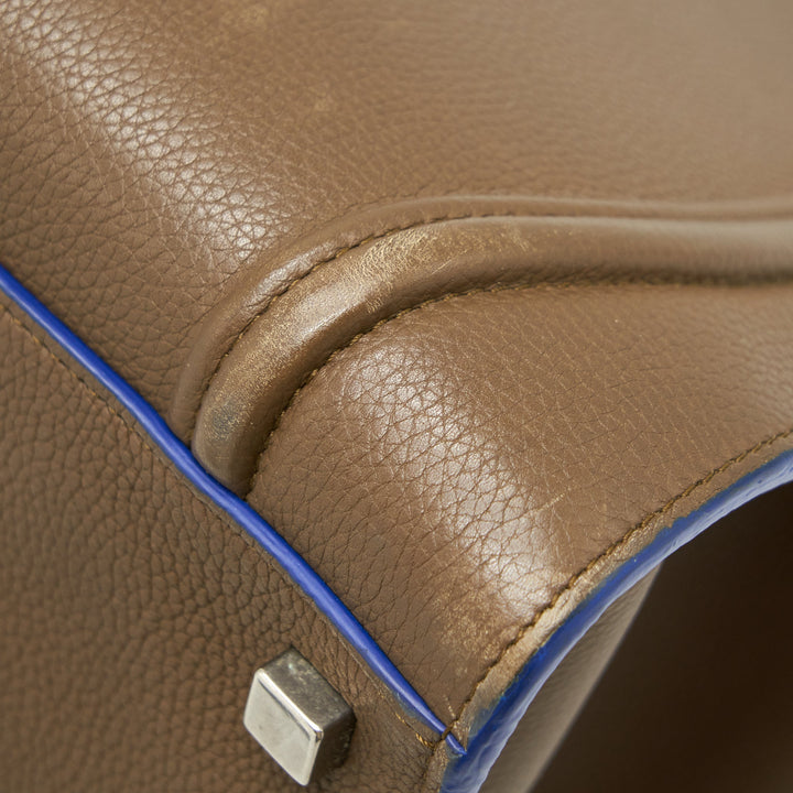 Celine Phantom Tote Bag Dark Brown/Blue