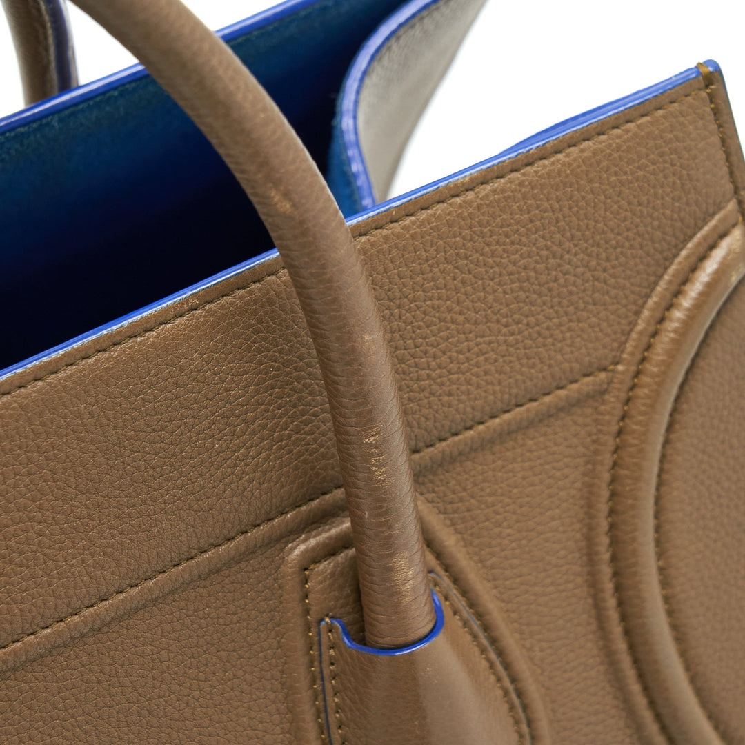 Celine Phantom Tote Bag Dark Brown/Blue