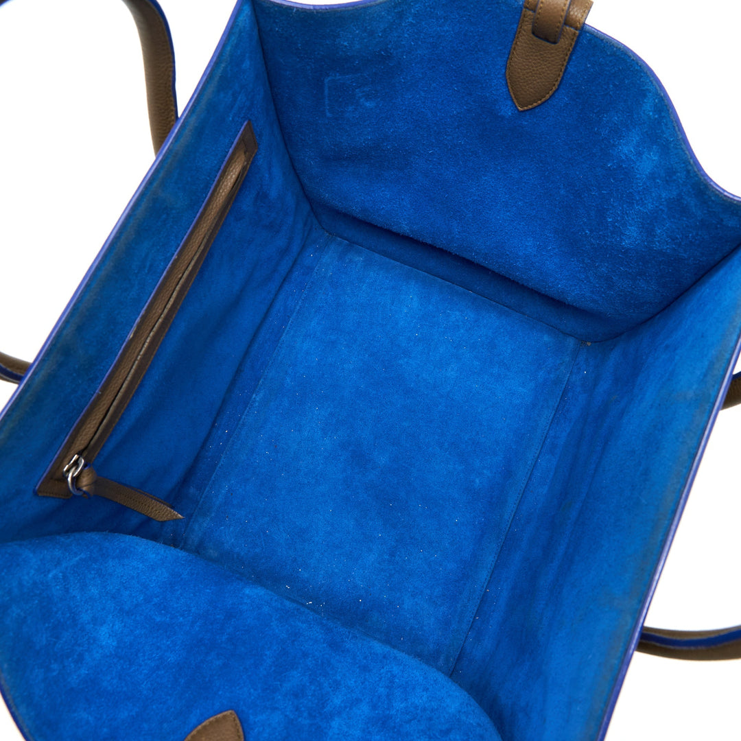 Celine Phantom Tote Bag Dark Brown/Blue