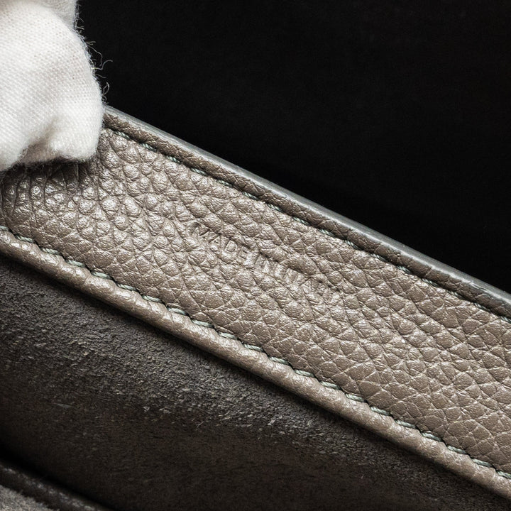 Celine Medium Soft 16 Bag Grained Calfskin grey