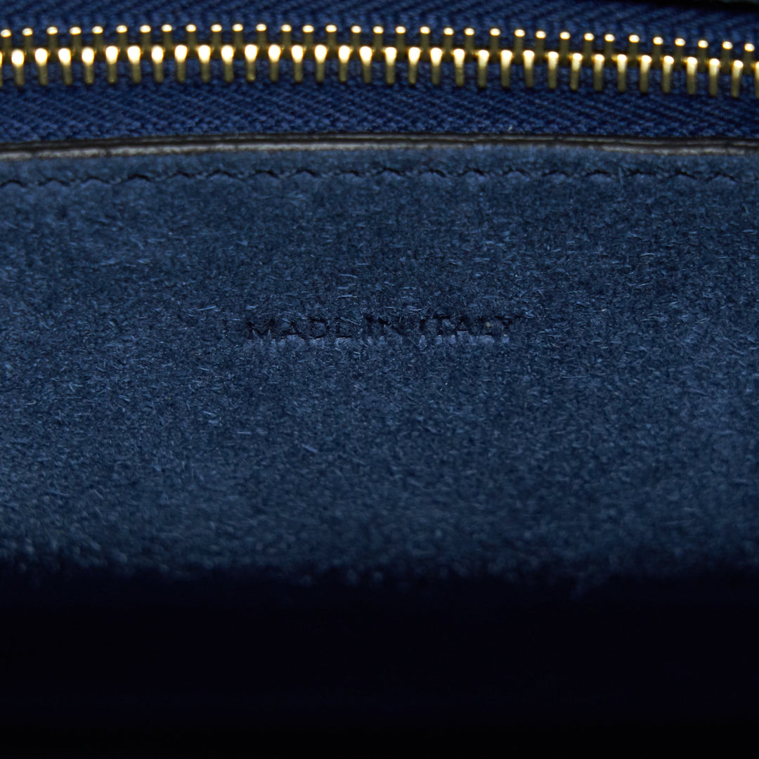 Celine Sangle Bucket Bag Navy new logo