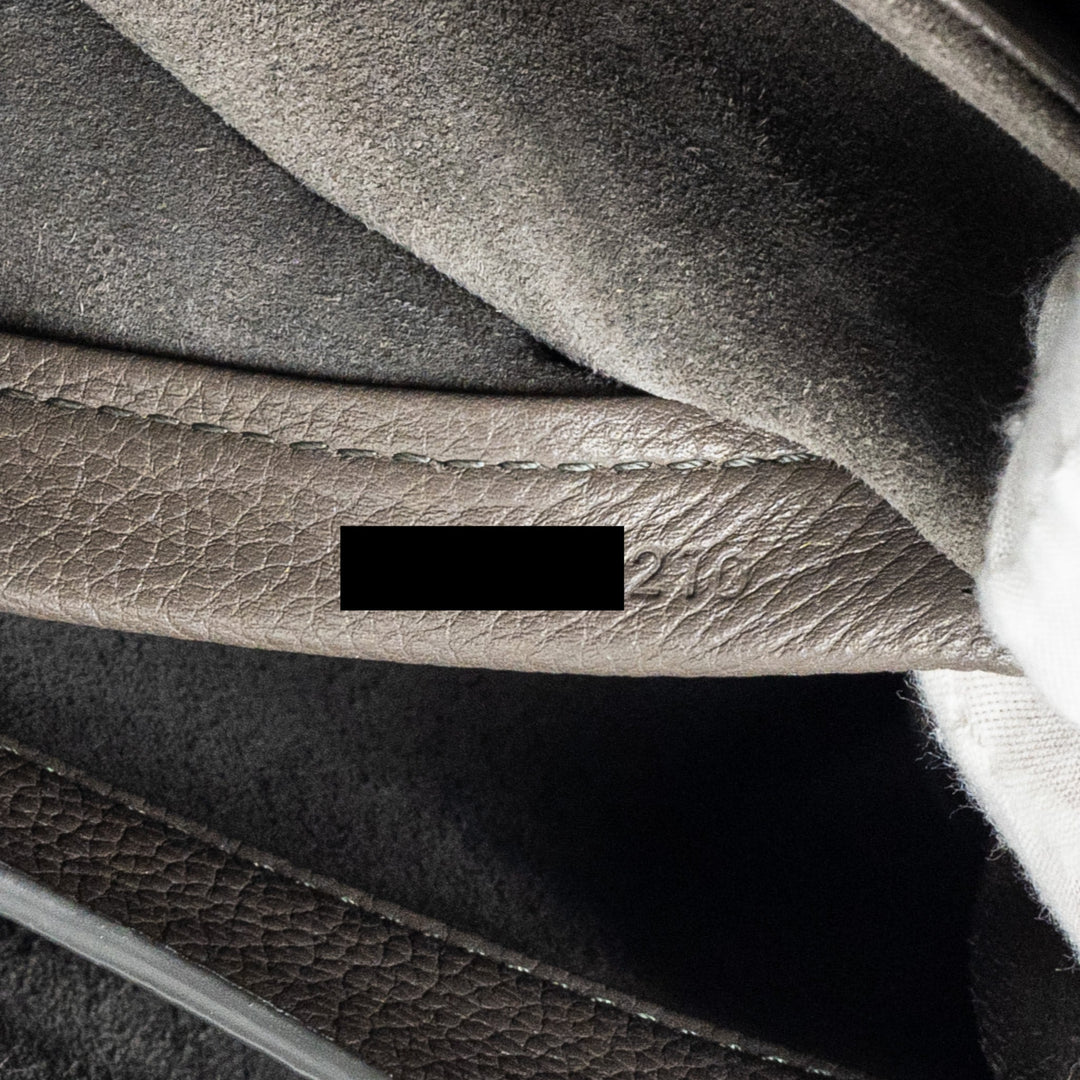 Celine Medium Soft 16 Bag Grained Calfskin grey