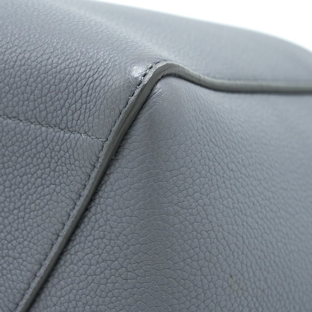 Top Quality Celine Sangle Bucket Bag Calfskin Grey