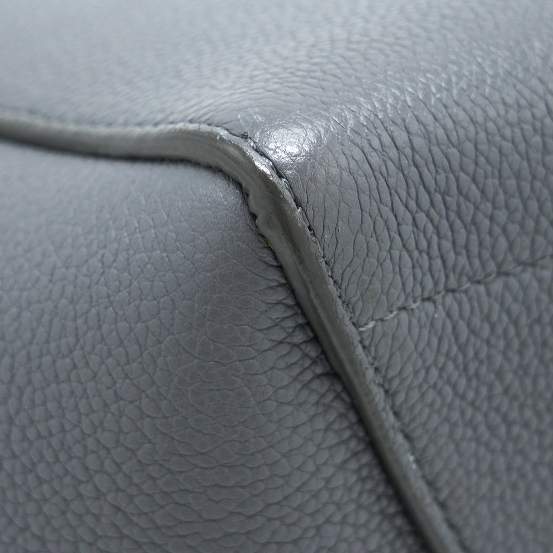 Celine Sangle Bucket Bag Calfskin Grey