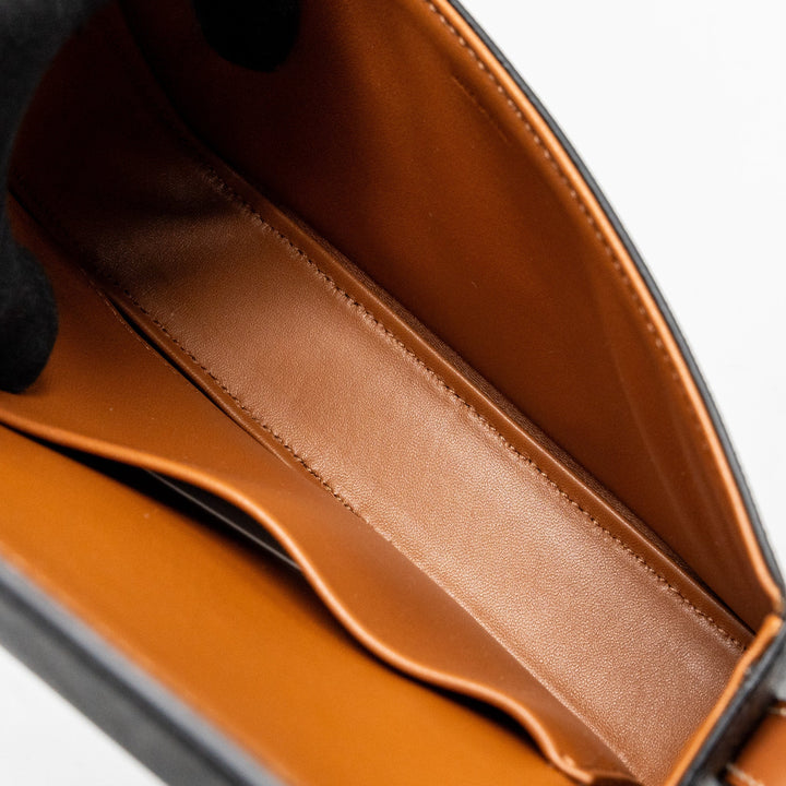Top Quality Celine Triomphe Shouder Bag Triomphe Canvas / Calfskin Tan