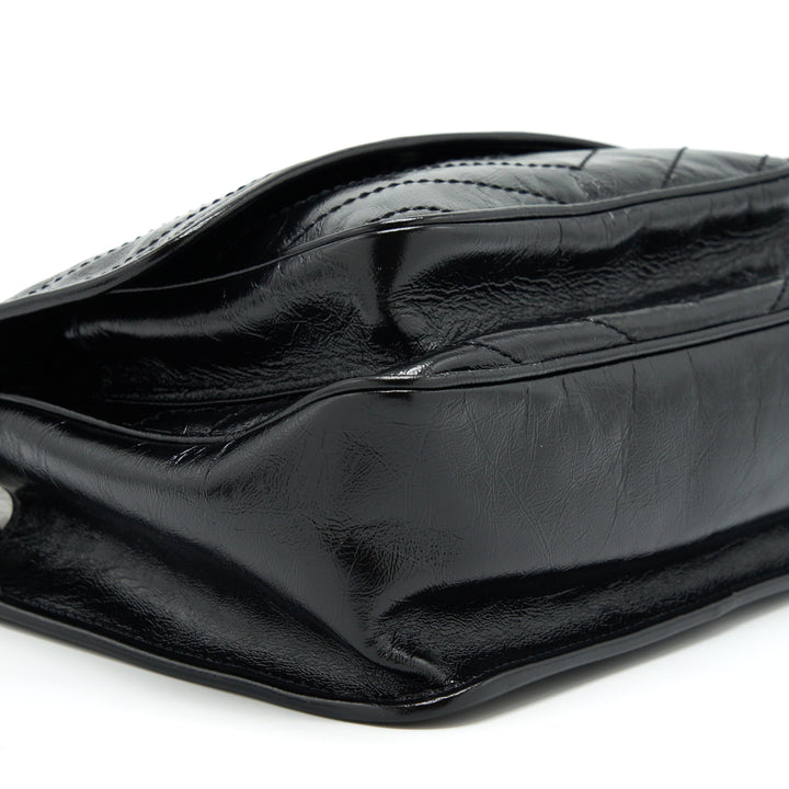 Saint Laurent/YSL Medium Niki Bag Calfskin Black SHW