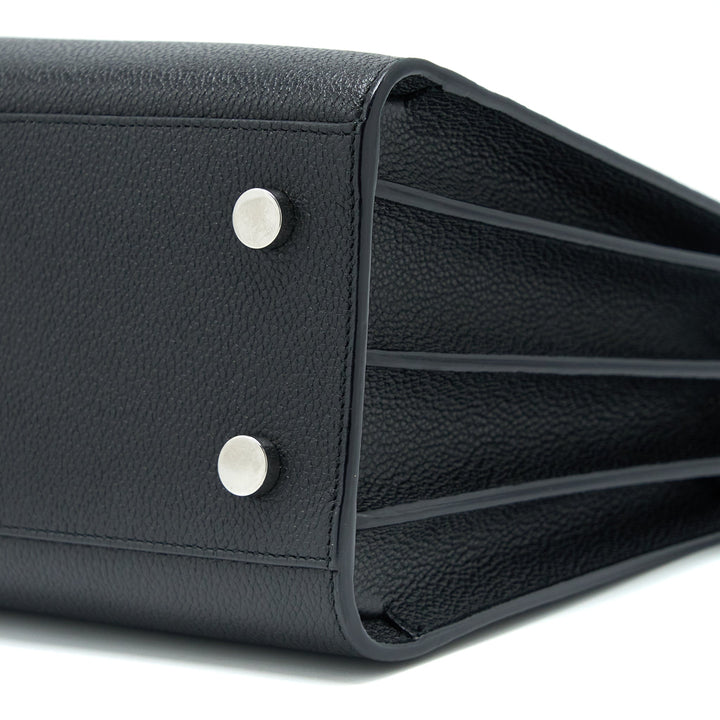 Saint Laurent Baby Sac De Jour Grained Calfskin Black SHW