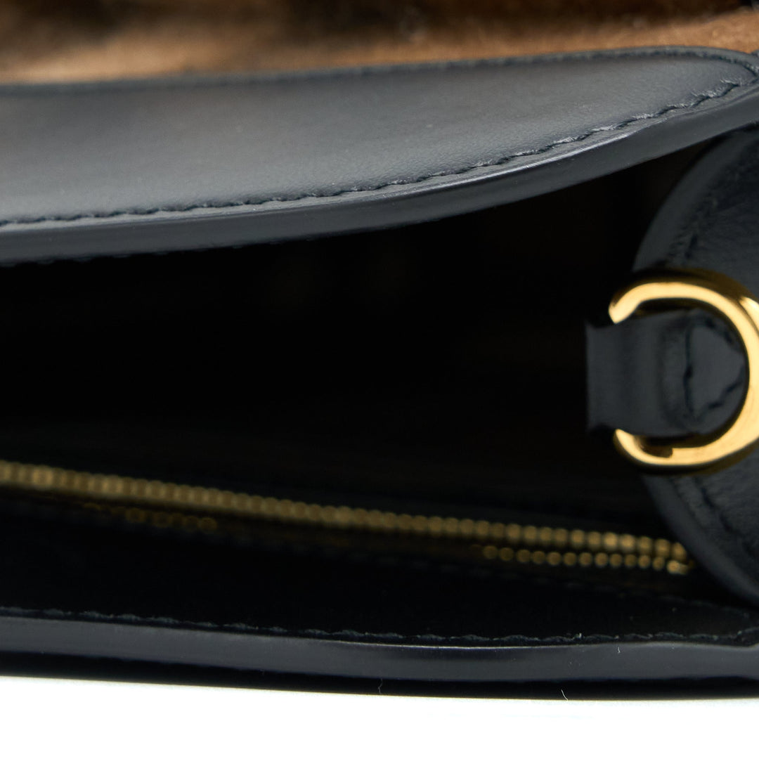 Burberry Check Pocket Bag Cashmere/ Leather GHW