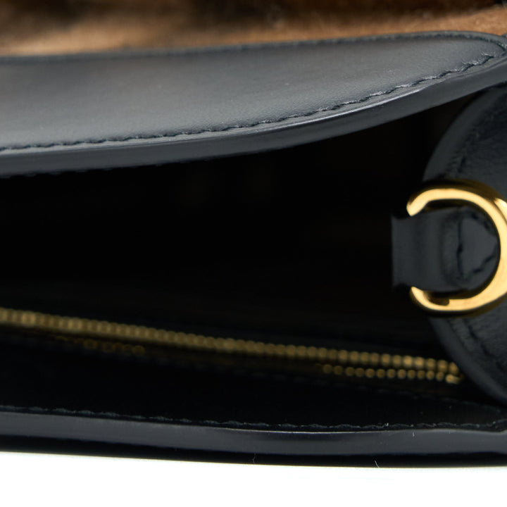 Burberry Check Pocket Bag Cashmere/ Leather GHW