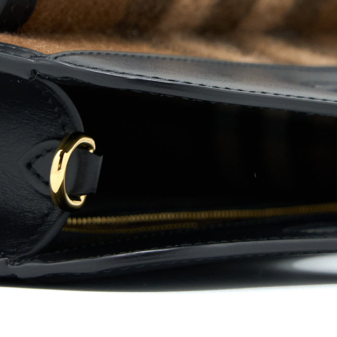 Burberry Check Pocket Bag Cashmere/ Leather GHW