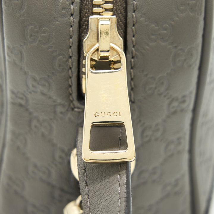 Gucci Guccissima Crossbody Bag Grey