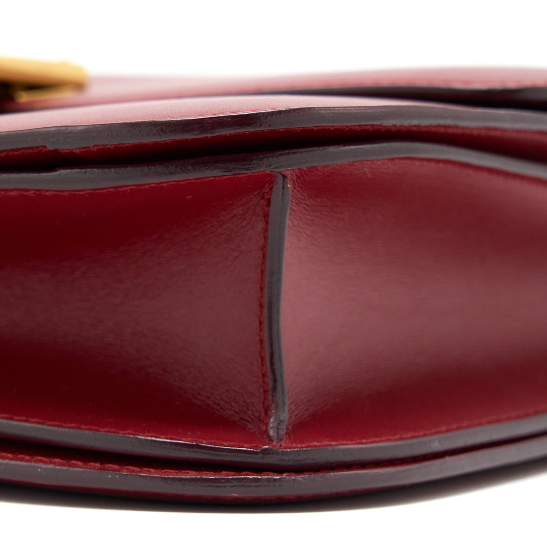 Celine Medium Classic Box Calfskin Red