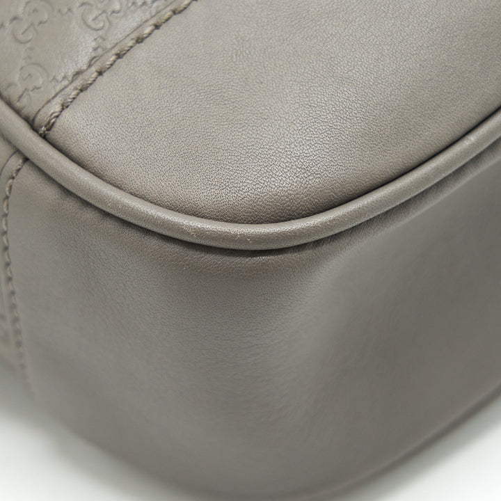 Gucci Guccissima Crossbody Bag Grey