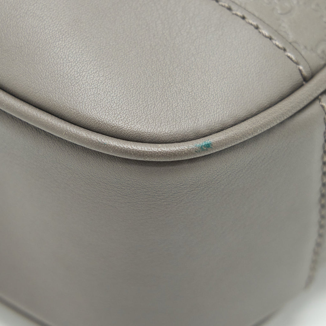 Gucci Guccissima Crossbody Bag Grey