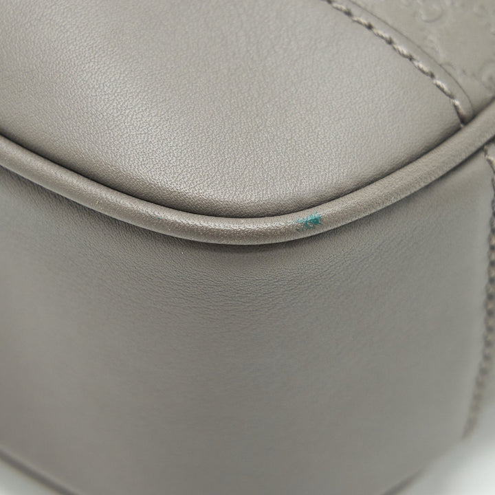Gucci Guccissima Crossbody Bag Grey