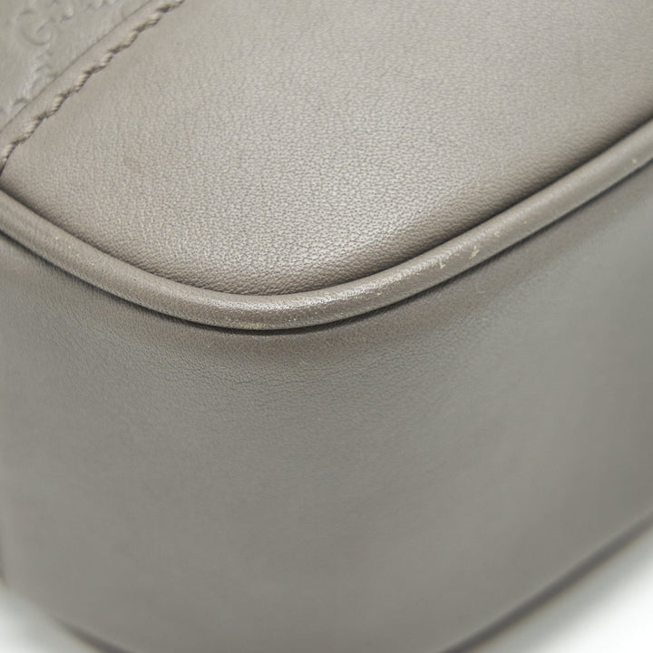 Gucci Guccissima Crossbody Bag Grey