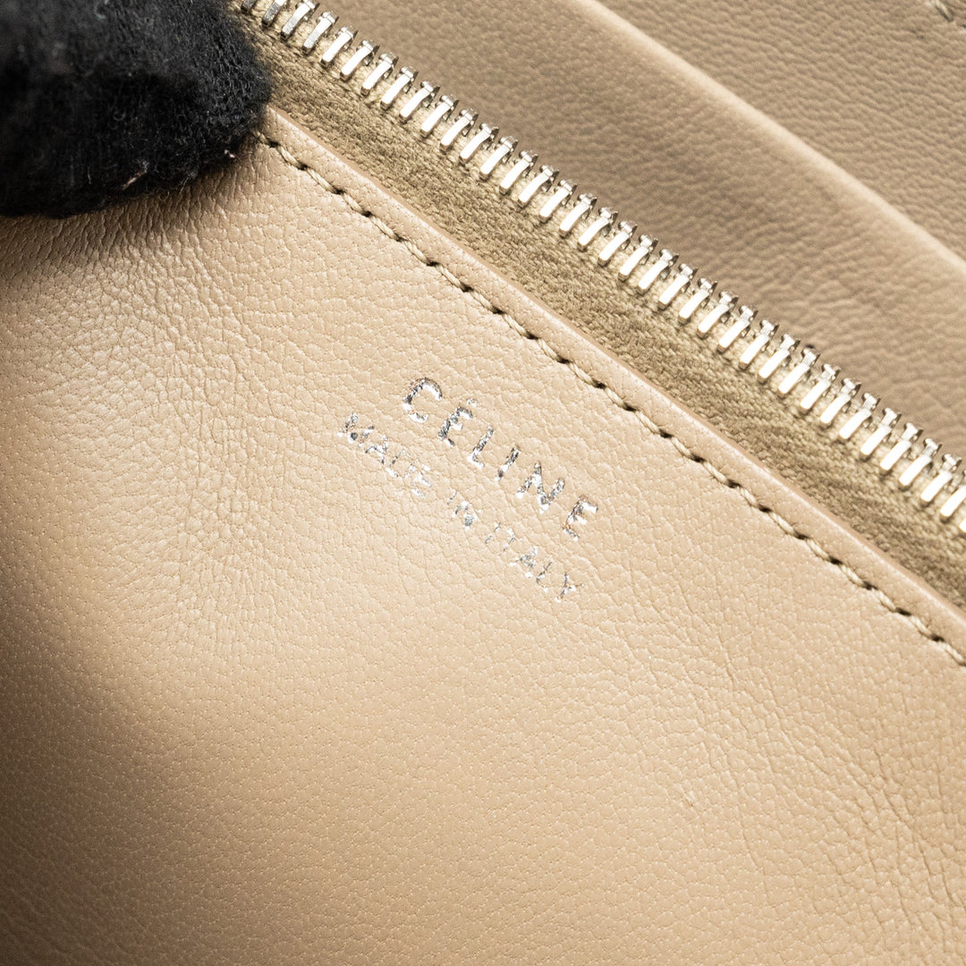 Top Quality Celine zip long wallet calfskin yellow