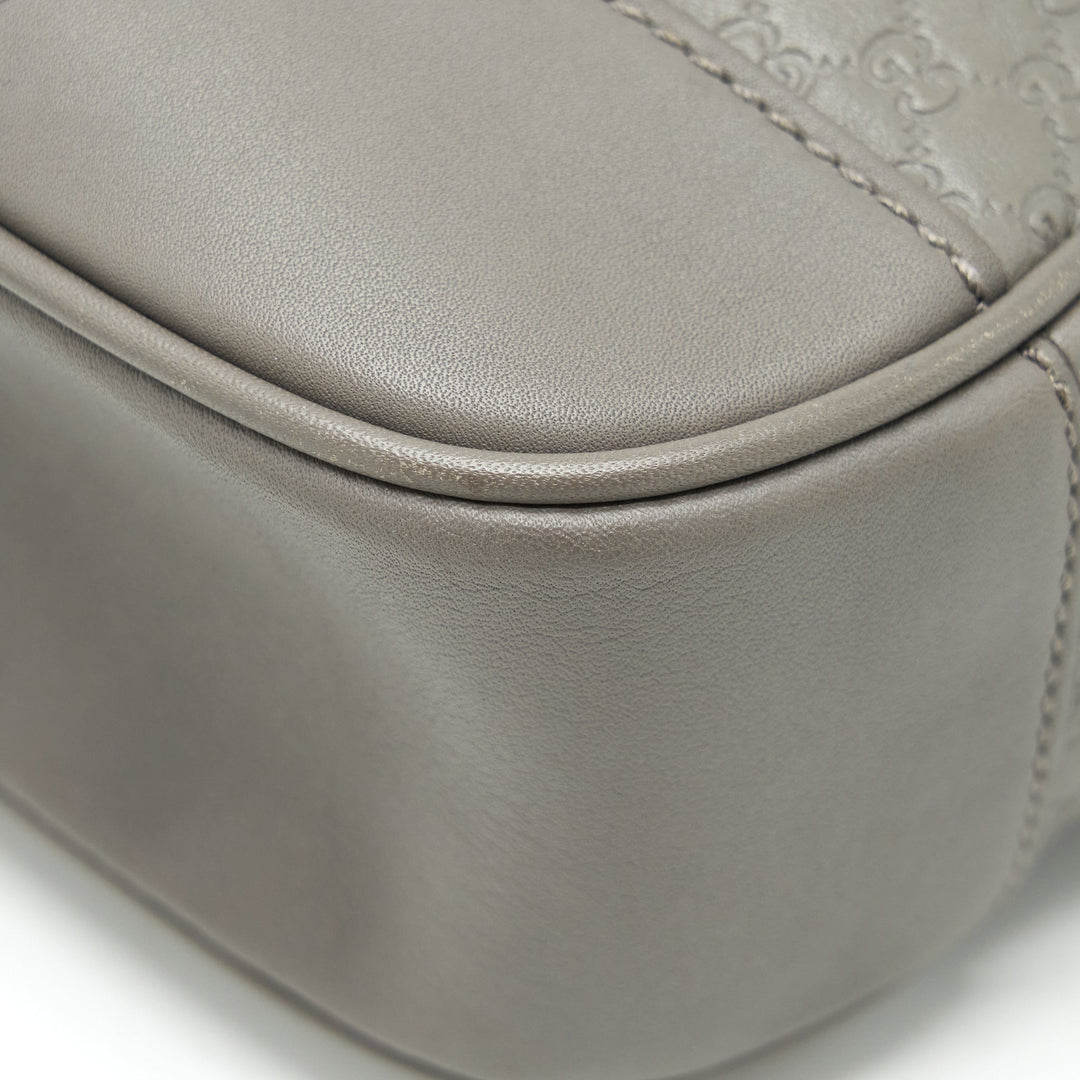 Gucci Guccissima Crossbody Bag Grey