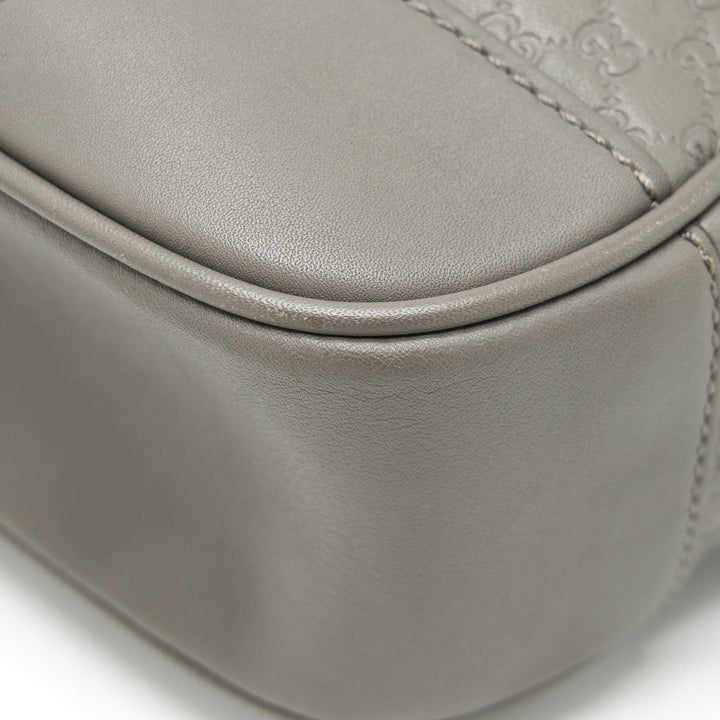 Gucci Guccissima Crossbody Bag Grey