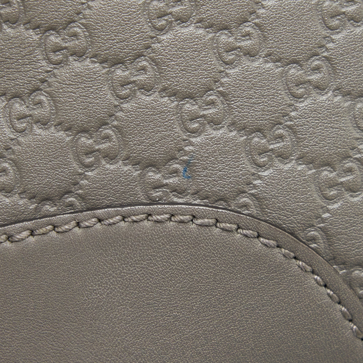 Gucci Guccissima Crossbody Bag Grey