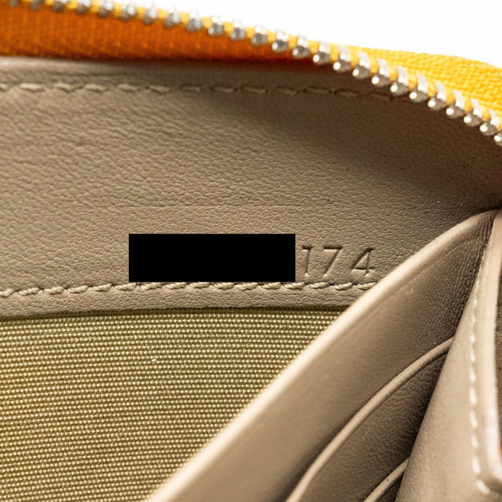 Top Quality Celine zip long wallet calfskin yellow