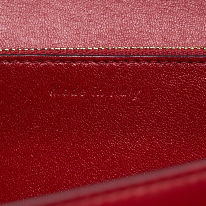 Celine Medium Classic Box Calfskin Red
